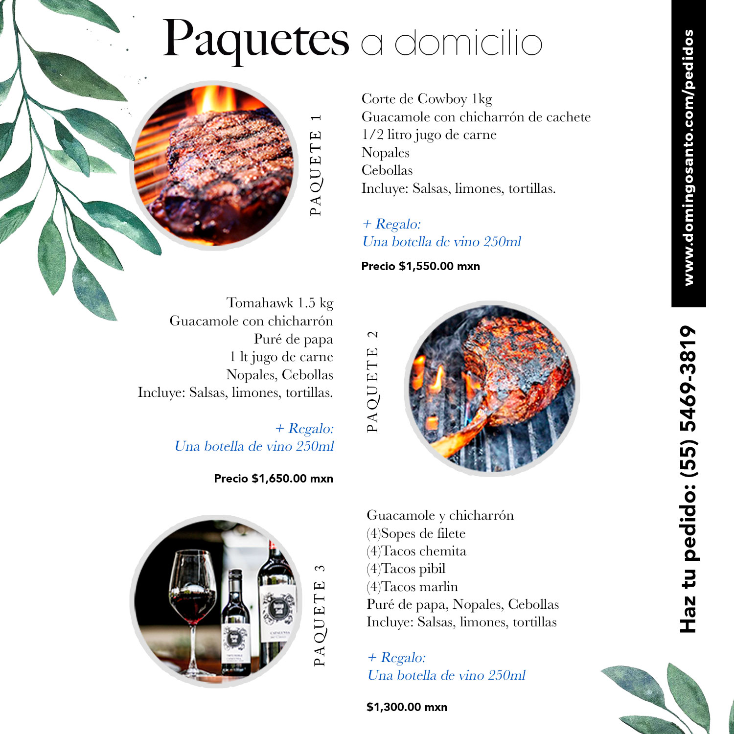 @domingsantomx Promociones Restaurantes y Cafés de México